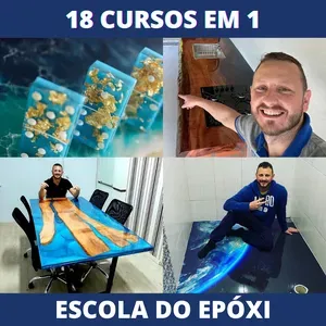 Capa: Download Escola do Epóxi com Alexandre Hazzin: Domine a Resina