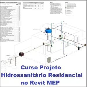 Capa: Projetar BIM Hidrossanitário Revit: Baixe Agora!