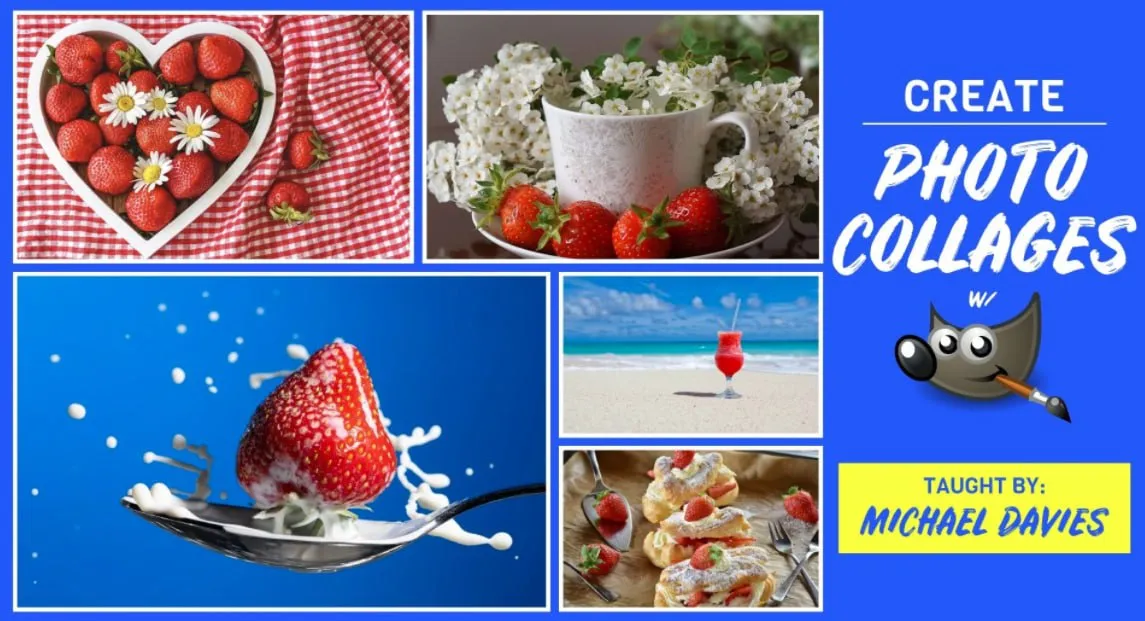 Baixar Curso GIMP – Criando Photo Collage | Michael Davies