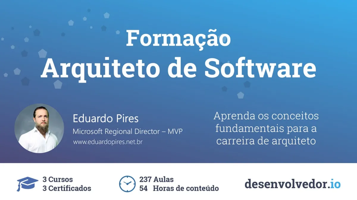 Capa: Baixar Arquiteto de Software Desenvolvedor.io | Curso Completo