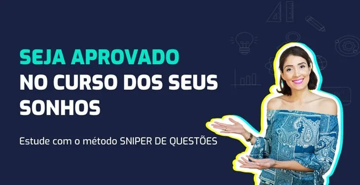 Capa: Sniper de Questões ENEM: Baixar Curso Susane Ribeiro