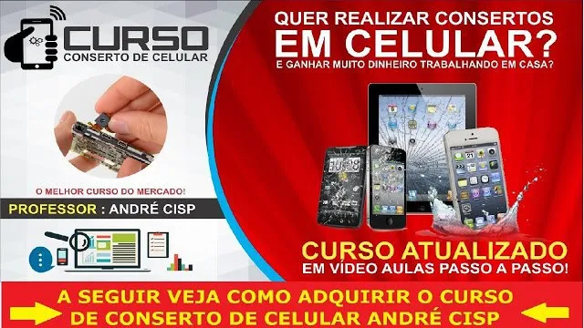 Capa: Curso Manutenção Celular André Cisp: Baixar Rápido 2024