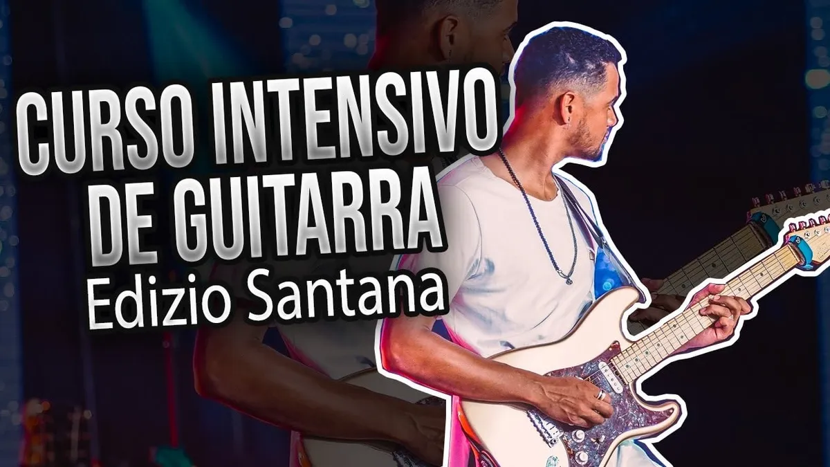 Capa: Baixar Curso Intensivo de Guitarra Edizio Santana: Completo!