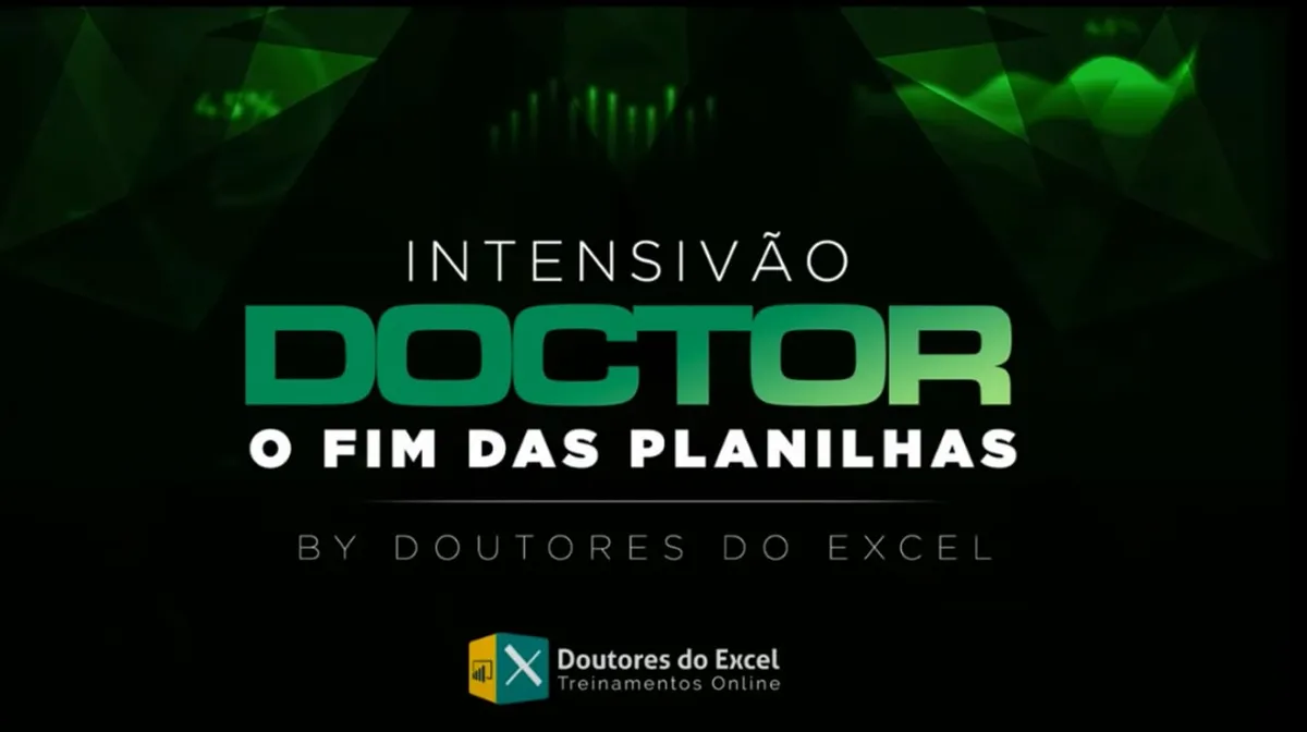 Capa: Baixar Intensivão DOCTOR: Fim das Planilhas Excel 2021