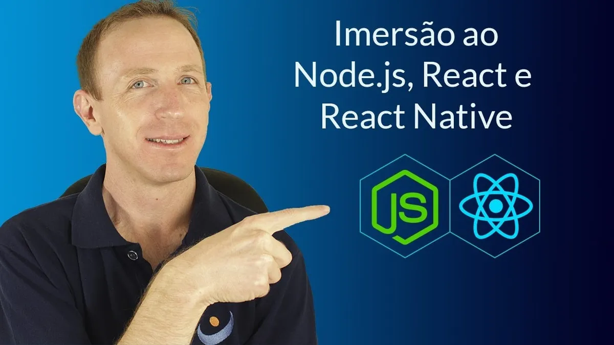 Capa: Node.js, React e React Native: Baixar Curso Completo 11.0