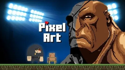 Capa: Pixel Art para Games: Baixe Agora Curso Completo de Wiliam Nascimento
