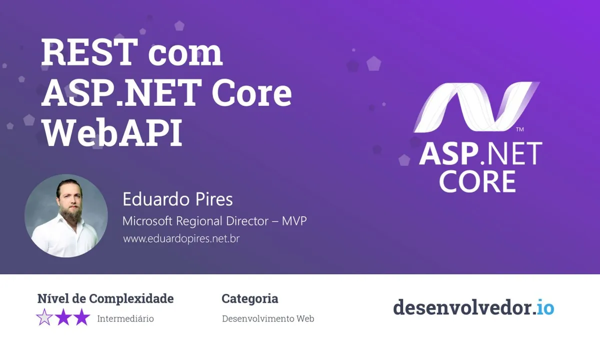 Capa: REST com ASP.NET Core WebAPI: Baixe o Curso Completo Agora!