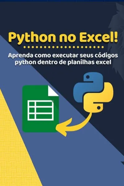 Capa: Python RPA e Excel: Baixe o Curso Completo de Automação
