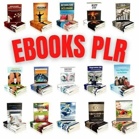 Capa: Baixar Ebooks PLR em Português: Seu Próprio Produto Digital