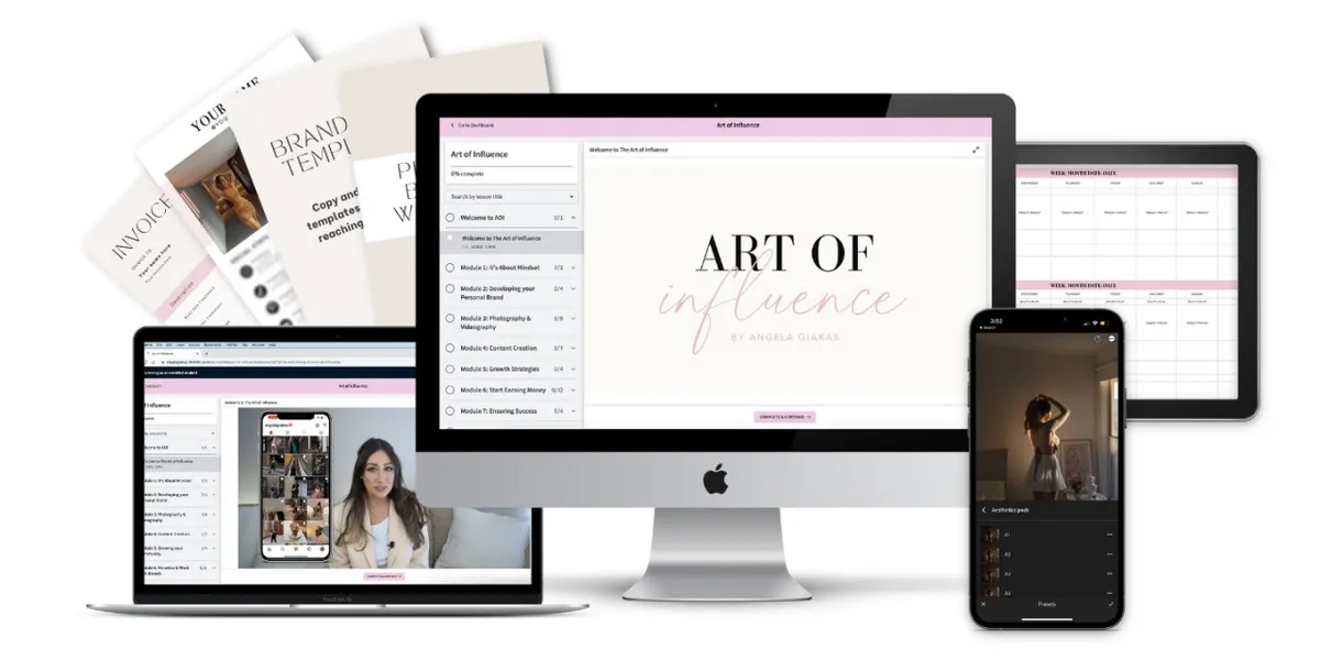 Capa: Angela Giakas – Art Of Influence: Baixe Agora!