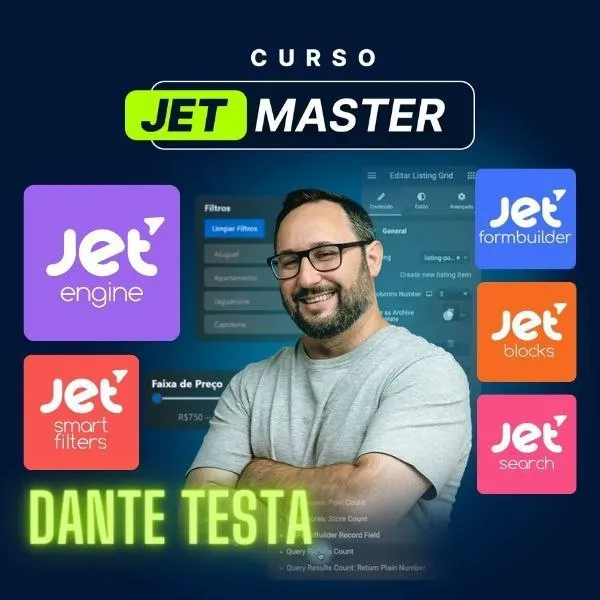 Capa: Curso JetMaster Dante Testa: Baixe Agora o Conteúdo Completo!