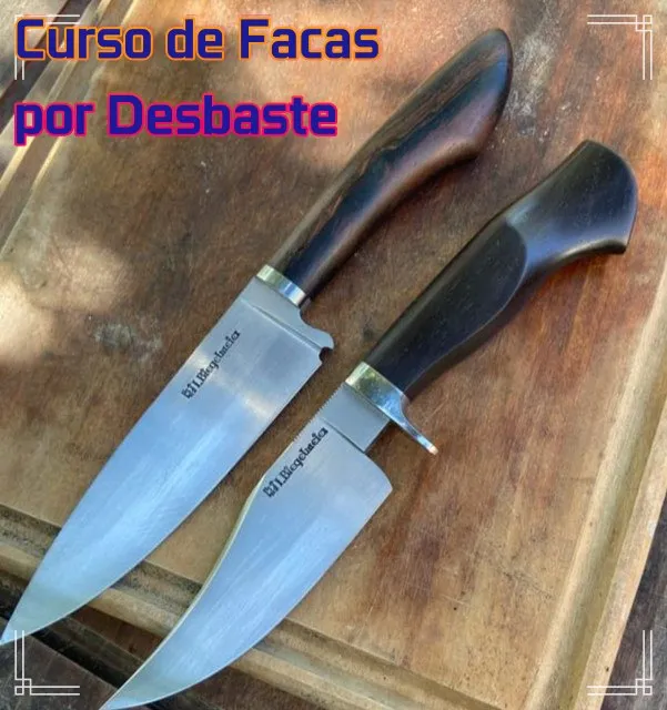 Capa: Facas por Desbaste Gilson Bortolini 2019: Baixar Curso Completo