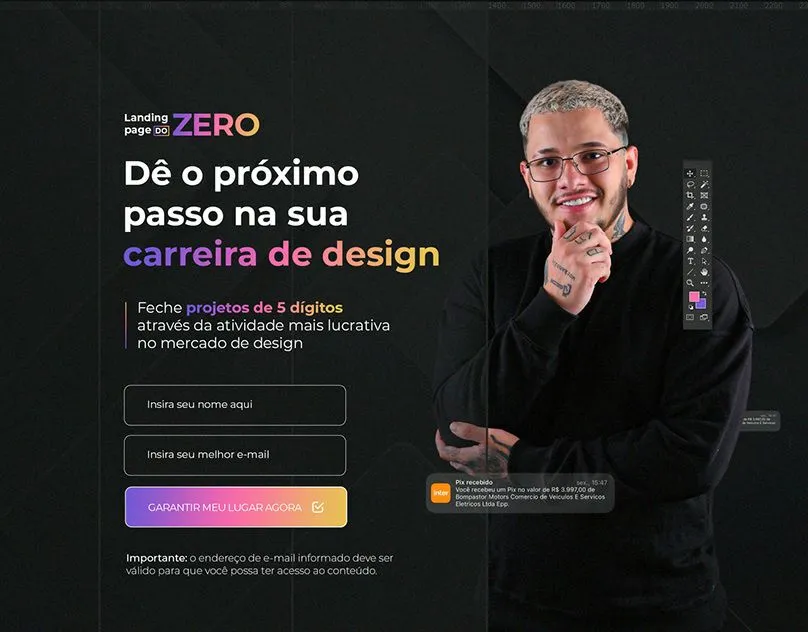 Capa: Landing Page do Zero Alef Miranda: Baixar Curso Completo Agora!
