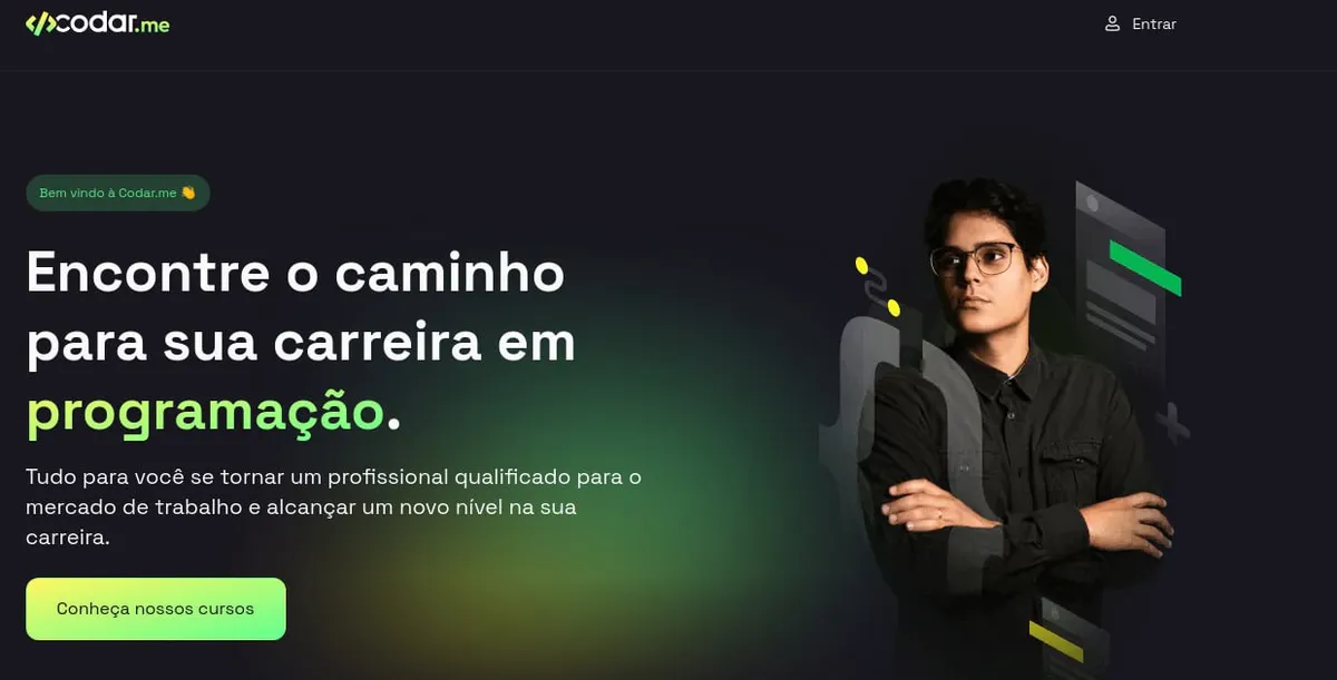Capa: Baixar Curso Codar.me by Bruno Bertolini: Completo!