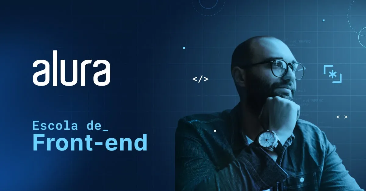 Capa: Baixar Escola de Front End Javascript Alura Completo
