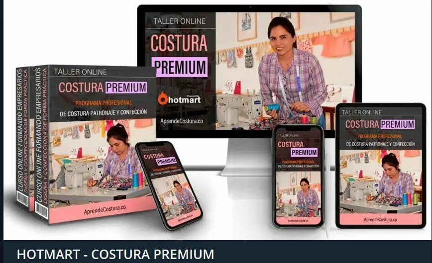 Capa: Baixar Curso Costura Premium Hotmart: Domine Moldes e Costura!