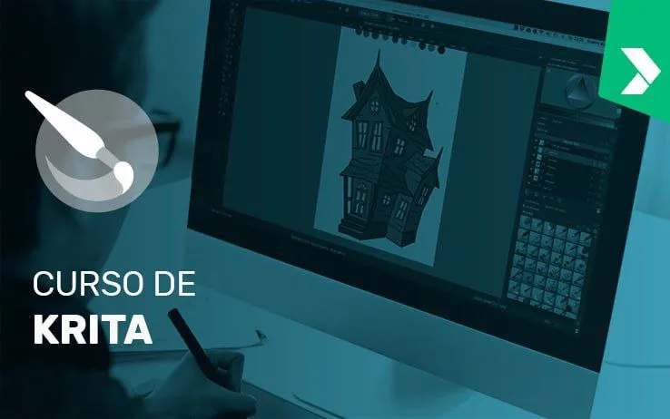 Capa: Baixar Curso Krita Digital Painting | Domine a Arte Digital