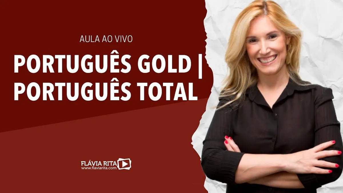 Capa: Português GOLD 2023 Flávia Rita: Baixar Curso Completo