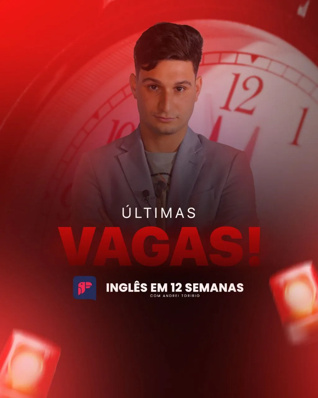Capa: Baixar Curso Inglês em 12 Semanas Andre Tucano – Conteúdo Completo