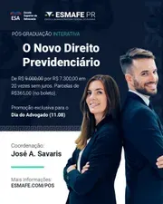 Capa: Baixar Pós-Graduação Direito Previdenciário ESMAFEPR em HD