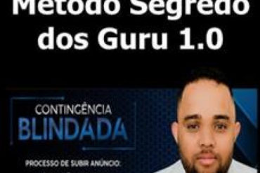 Capa do curso Método Segredo dos Gurus 1.0 de Jhon Deyvid com ícones de marketing digital