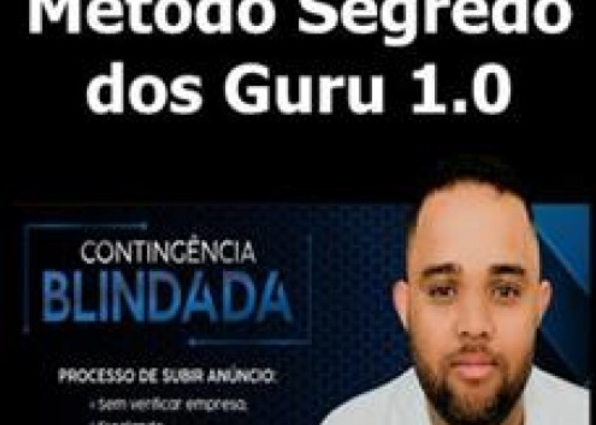 Capa do curso Método Segredo dos Gurus 1.0 de Jhon Deyvid com ícones de marketing digital