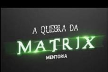 Capa da Mentoria Quebra da Matrix de Iuri Meira com ícones de dinheiro e gráfico de crescimento