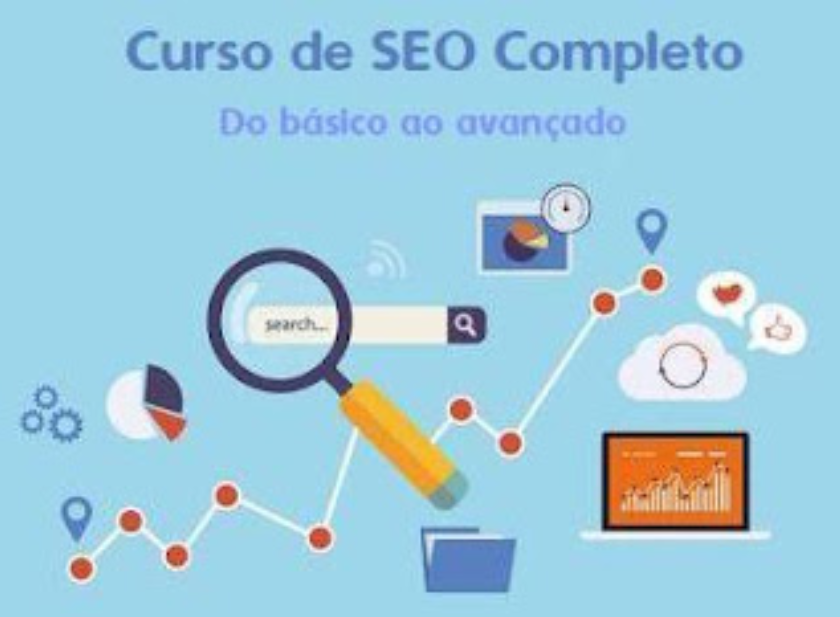Curso de SEO Completo: Domine otimização de sites, fotos e vídeos do básico ao avançado.