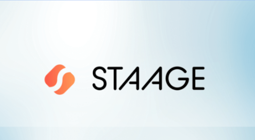 Capa do curso STAAGE Marketing para Todo Mundo com ícones de sucesso financeiro e aprendizado online