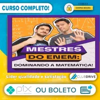 Capa do curso Mestres do Enem de Matemática por Umberto Mannarino e Frederico