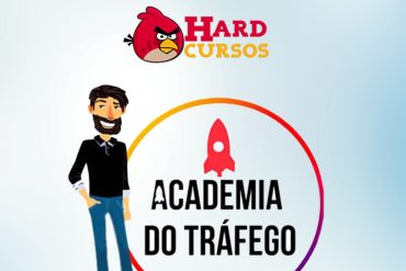 Logo Academia do Tráfego Fabio Cavalcante com elementos de marketing digital