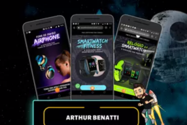 Curso Landing Canva Arthur Benatti: criação de landing pages profissionais com design de alta conversão usando Canva Free.