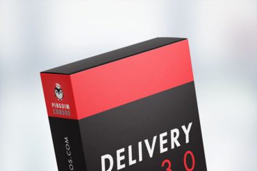 Capa do curso Delivery 3.0 de Fabio Bindes com ícones de redes sociais e entrega