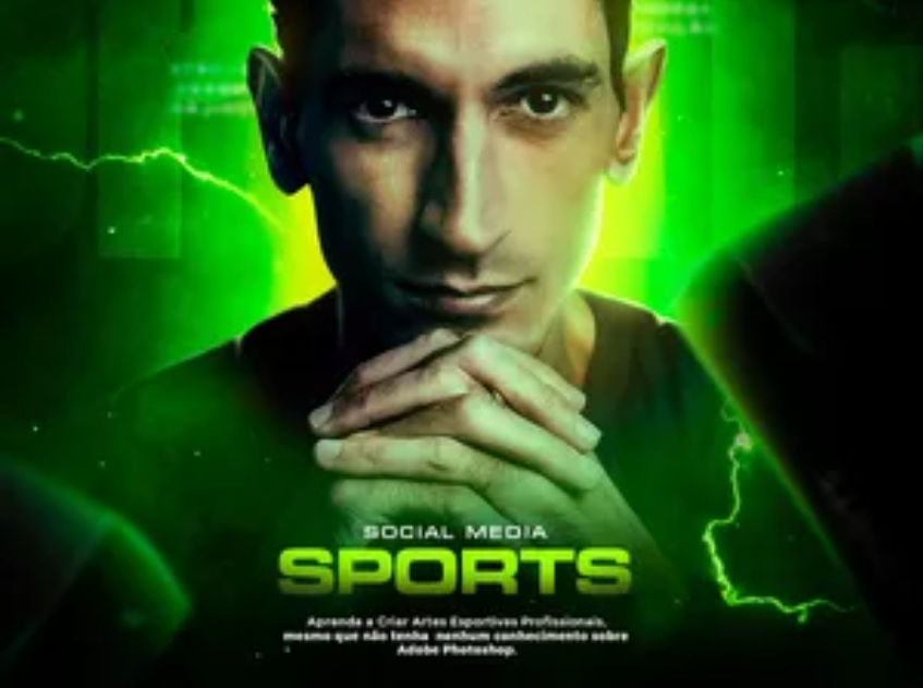 Curso Social Media Sports: Design Gráfico Esportivo em Photoshop, Criação de Posts e Motion Sports.