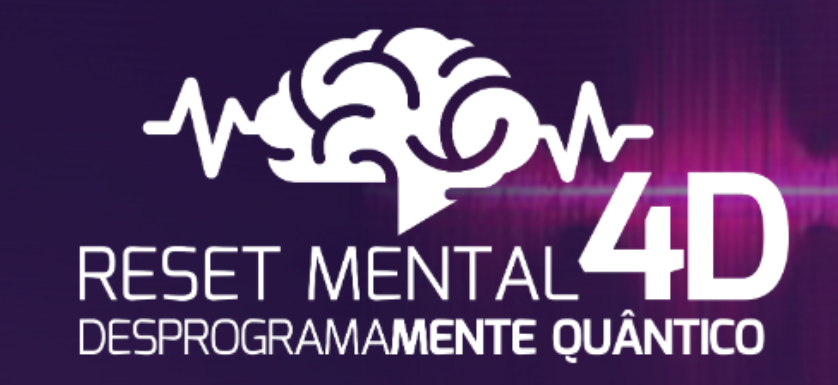 Capa do Curso Reset Mental 4D com Elainne Ourives, destacando download e reprogramação mental.