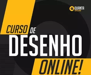 Curso Desenho Online Quanta: Fundamentos de Perspectiva, Luz e Sombra, Anatomia e Composição para Montar Portfólio.