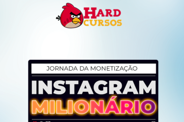 Capa do Curso Jornada Instagram Milionário Peter Jordan com elementos de sucesso financeiro e redes sociais.