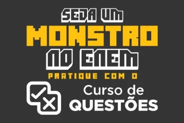 Estudantes praticando questões do Enem com o Curso QG do Enem.