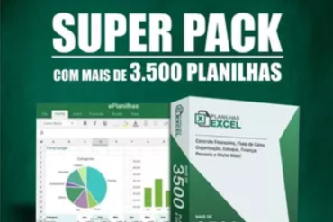 Super Pack 3500+ Planilhas Excel Editáveis - Solução Completa para Trabalho e Estudos