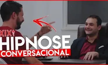 Capa do curso de Hipnose Conversacional com foco em download e persuasão