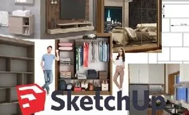 Curso Sketchup Completo Marcenaria Moderna - Criação de Móveis Planejados em 3D