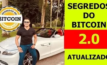 Ronaldo Silva apresentando o curso Segredos do Bitcoin 2.0 para download, com foco em investimentos em criptomoedas.