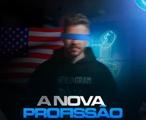 Capa do Curso Afiliagram Pro com Lilo Henrique e elementos de marketing digital