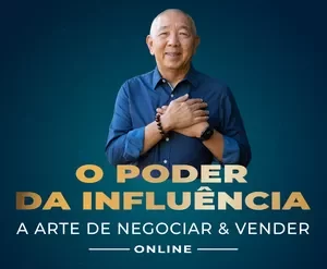 Homem em terno confiante apertando a mão de outro homem, simbolizando negociação e venda bem-sucedida com fundo de gráfico ascendente.