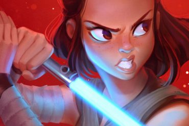 Arte digital de personagem criada por Marco Bucci, com foco em técnicas de pintura e sombreamento.