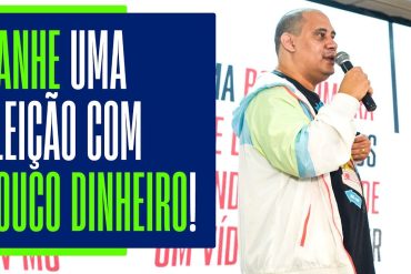 Capa do curso "Como Ganhar Uma Eleição Com Pouco Dinheiro" de Lucas Pimenta