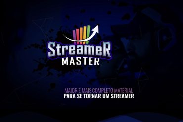 Capa do curso Streamer Master de Carlinhos Troll com ícones de transmissão e elementos digitais vibrantes.