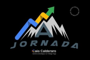 Capa do curso Google Ads Caio Calderaro com elementos de tráfego pago e conversão