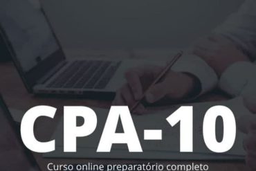 Capa do Curso CPA-10 Guilherme Almeida com certificado de aprovação