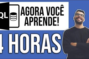 Capa do Curso SQL Completo DevAprender 2019 com ênfase em download e prática